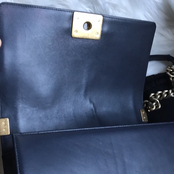 💎✨ CHANEL BOY ✨💎 CROSSBODY QUILTED 25 LEATHER - Picture 15 of 17